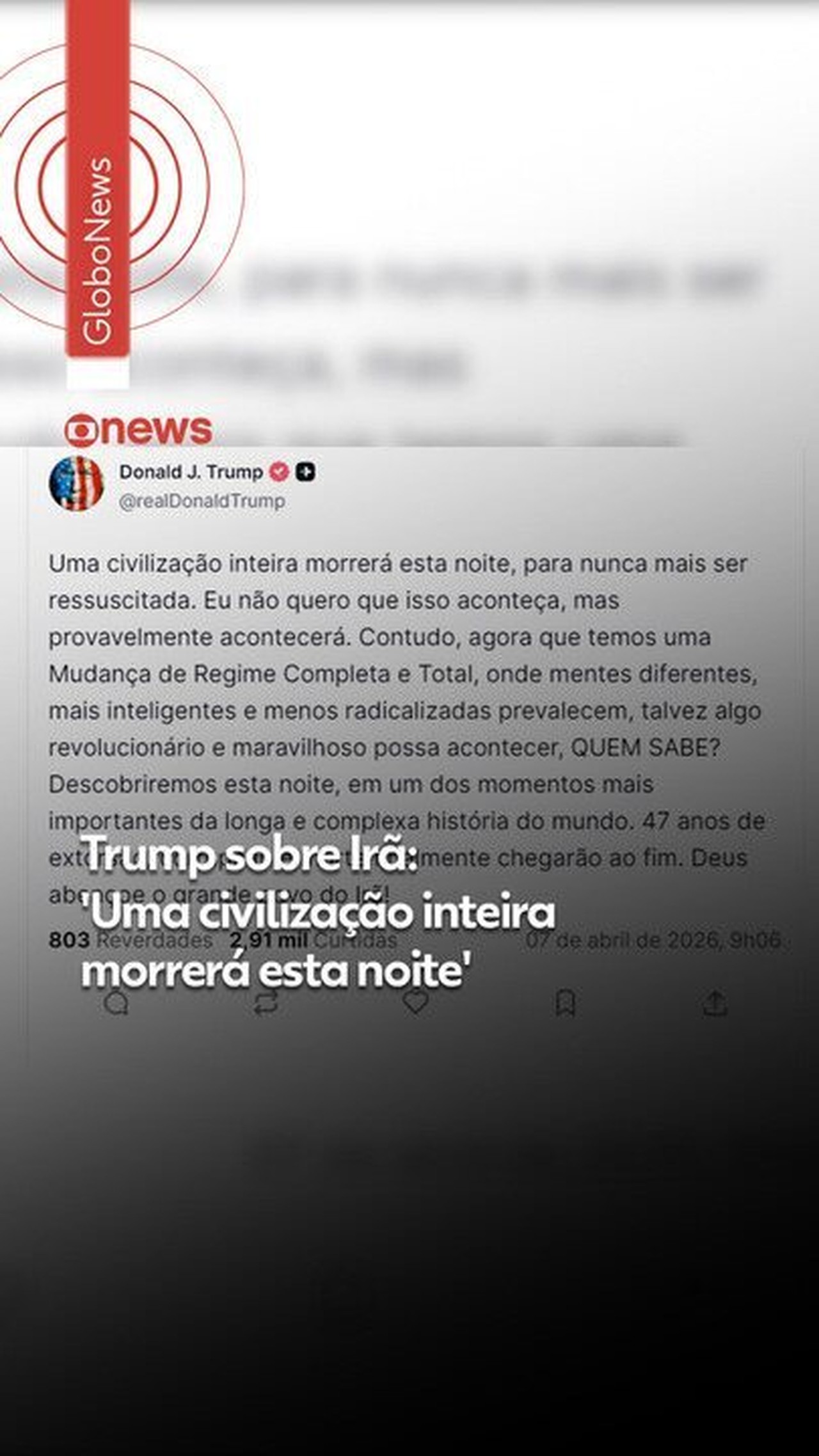 TV israelense faz contagem regressiva para ataque de Trump ao Irã